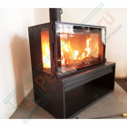 Чугунная печь-камин Eco Minimal 50 (Plamen)