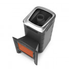 Печь для бани Тунгуска 2017 Inox Витра антрацит (T.M.F) до 18 м3