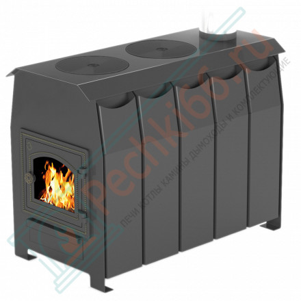 Отопительная печь Комфорт 300 ДТ-3С (Везувий) до 300 м3