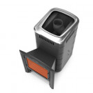 Печь для бани Тунгуска 2017 Inox Витра ТО антрацит (T.M.F) до 18 м3