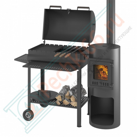 Мангал с печкой под казан Комбо «От Шефа» (Везувий)