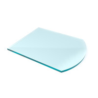 Стекло под печь камин SPK-1 прозрачное 1100х850х6 мм