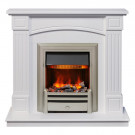 Каминокомплект Boston - Белый (Высота 925см) с электроочагом Chesford (Dimplex)