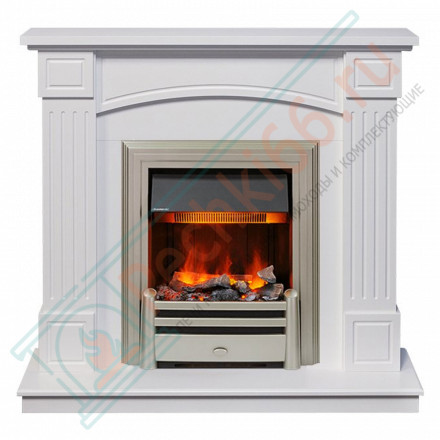 Каминокомплект Boston - Белый (Высота 925см) с электроочагом Chesford (Dimplex)