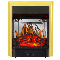 Классический электроочаг Majestic FX M Brass (Royal Flame)