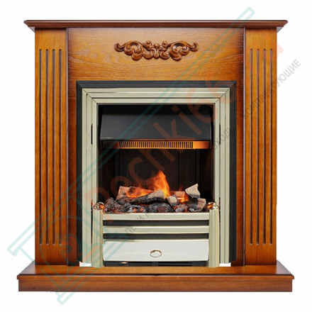 Каминокомплект Lumsden - Дуб антик с электроочагом Cavendish