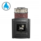 Печь банная Атмосфера L, россо леванто ламель+сетка с газовой горелкой 24 кВт (ProMetall) 20м3 Печь банная Атмосфера L, россо леванто ламель+сетка с газовой горелкой 24 кВт (ProMetall) 20м3