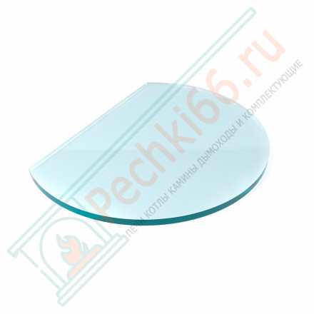 Стекло под печь камин SPK-2 сатин (белое) 1100х850х6 мм