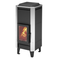 Отопительная печь Вертикаль металлика (Теплодар) до 120 м3