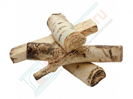 Набор керамических дров "Березовые плахи" (Lux Fire)