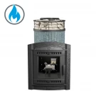 Печь банная Атмосфера L, талькохлорит ламель+сетка с газовой горелкой 24 кВт (ProMetall) 20м3 Печь банная Атмосфера L, талькохлорит ламель+сетка с газовой горелкой 24 кВт (ProMetall) 20м3