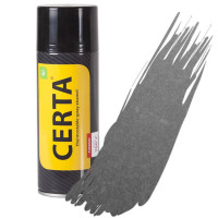 Термостойкая краска аэрозоль 0,52л, серебристый, +650°С (Certa)
