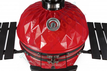 Керамический гриль Diamond Egg XL красный