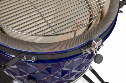 Керамический гриль Diamond Egg XL синий