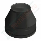 Конус Факел V50R с изол (AISI-321/0,8-ОЦИНК-RAL/0,5) d-130/230 (Вулкан)