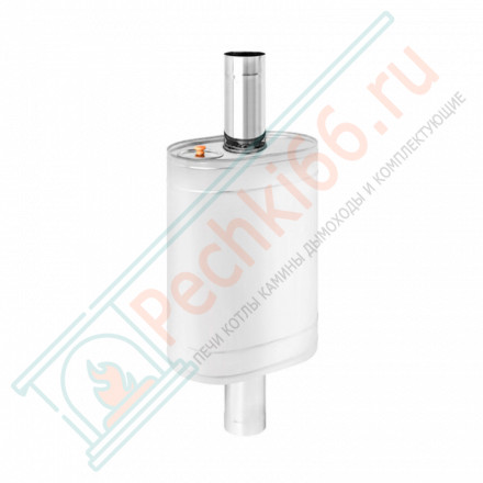 Бак нержавейка на трубе 80 л d-115 (Овальный) (AISI 439)(Россия)