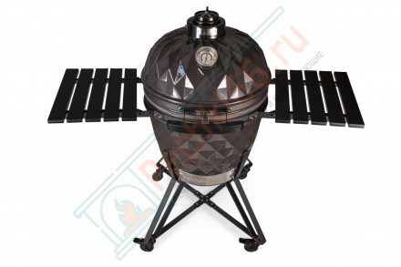 Керамический гриль Diamond Egg XL серый