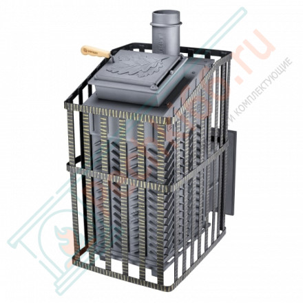 Чугунная печь для бани Гефест GFS-ЗК 45 (М) Ураган (ТехноЛит)