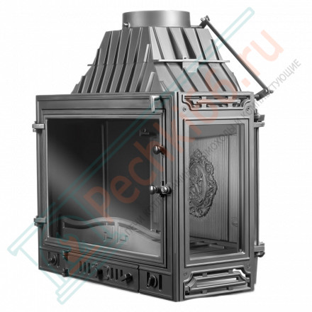 Чугунная топка W3 PB, с правым стеклом (Kaw-Met)