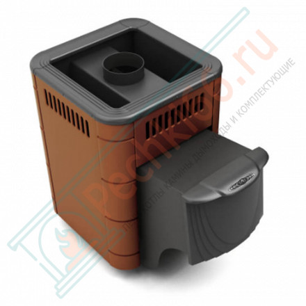 Печь для бани Оса Carbon ДА терракота (T.M.F) до 9 м3