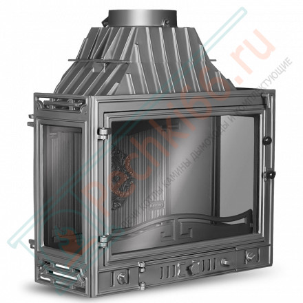 Чугунная топка W3 PLB, 3 стекла (Kaw-Met)