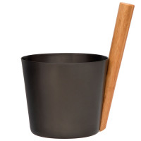 Бадья для сауны алюминиевая Rento, какао (Tammer-Tukku)