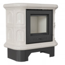 Изразцовая печь-камин WK440, крем (Kratki) Изразцовая печь-камин WK440, крем (Kratki)