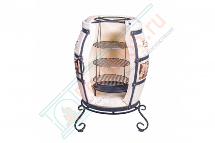 Этажерка трехъярусная, диаметр 280 мм (ТехноКерамика)