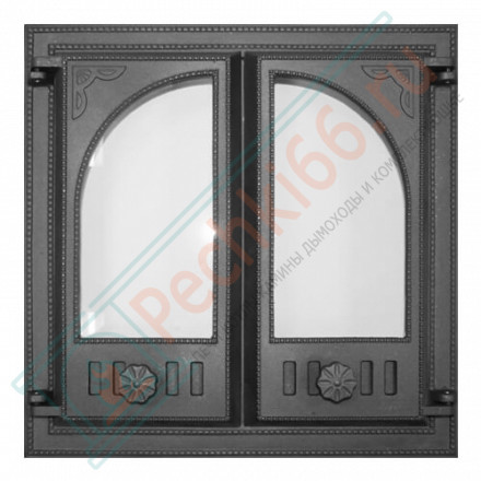 Дверка каминная чугунная K501 410*410 мм (FireWay)