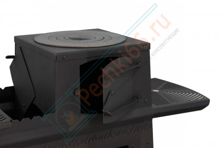 Мангал разборный L с печью под казан (3мм) (Сталь-Мастер)