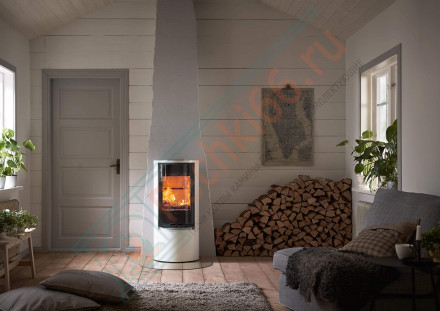 Печь-камин 510G:1 Style, верх чугун, цвет серый (Contura)