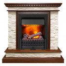 Электрический каминокомплект Calgary - Дуб / Сланец белый с очагом Danville Black FB2 (Dimplex) Электрический каминокомплект Calgary - Дуб / Сланец белый с очагом Danville Black FB2 (Dimplex)