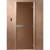 Дверь стеклянная для бани, бронза матовая 2000х700 (DoorWood)