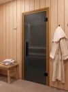 Стеклянная дверь для сауны и бани "Фаворит BLACK графит прозрачный" 1900х700 по коробке (DoorWood) Стеклянная дверь для сауны и бани "Фаворит BLACK графит прозрачный" 1900х700 по коробке (DoorWood)