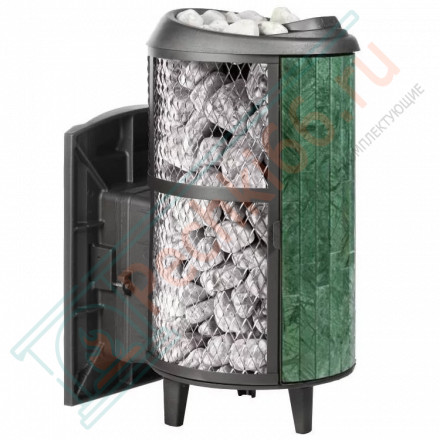 Печь банная «Атмосфера L КТТ» комбинированная Верде Гватемала (ProMetall)