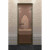Стеклянная дверь DoorWood «Хамам бронза» в бронзовом профиле 1900х800 (по коробке)