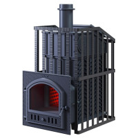 Чугунная печь для бани Гефест GFS-ЗК 25 (П) Ураган (ТехноЛит)