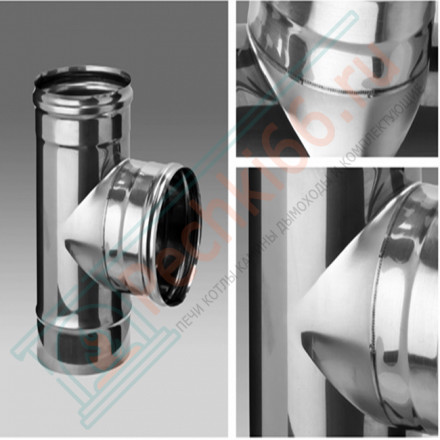 Тройник 90° (Aisi-304/0,8) d-115 (Ferrum Austenite HF)
