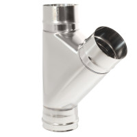 Тройник моно 45° ТРМ(М)-Р (304-0.8) d-115 (ТиС Стандарт)