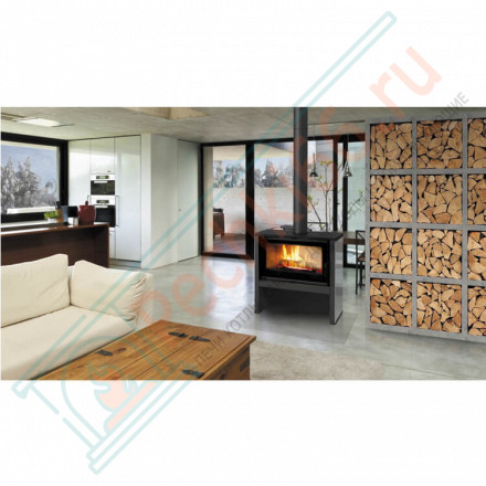 Печь-камин JUNO/12/B, белый (Kratki)