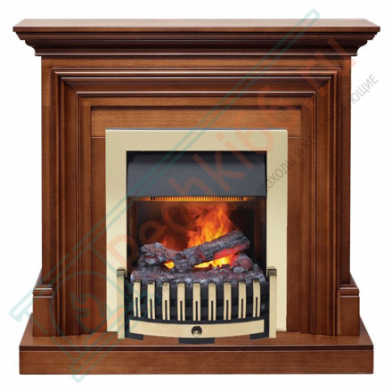Электрический Каминокомплект Bradford - Орех с очагом Danville Brass FB2