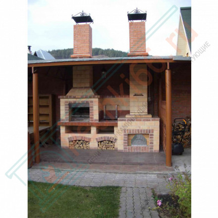 Плитка прямая Рваный камень Хаос (0.6 м2 в коробке) (Терракот)