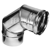 Колено 90° (Aisi-304/0,8) d-115 (Ferrum Austenite HF) Колено 90° (Aisi-304/0,8) d-115 (Ferrum Austenite HF)