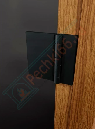 Стеклянная дверь для сауны и бани "Фаворит BLACK графит матовый" 200х70 по коробке (DoorWood)