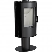 Печь-камин KOZA AB/S/N/DR/KAFEL, черный (Kratki)