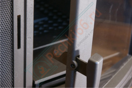 Печь для бани Атмосфера L+, усиленная каменка, комбинированная облицовка «Верде Гватемала» (ProMetall)