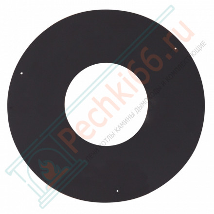 Накладка декоративная круглая, черная d-250 (КПД)