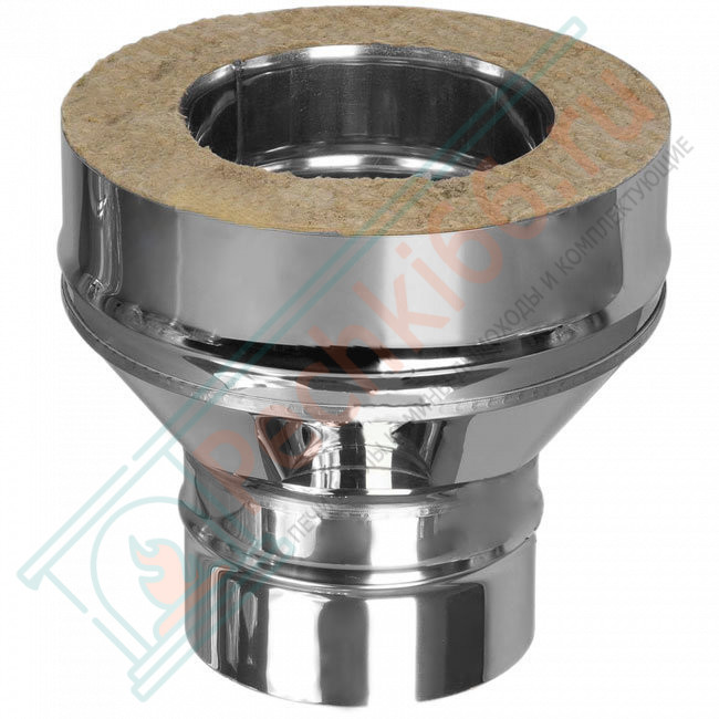 Переход конус моно-термо V50R (AISI-321/0,8-AISI-304/0,5) d-130/230 (Вулкан-Cerablanket)