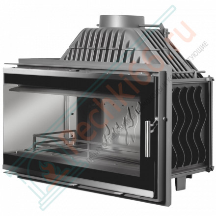 Чугунная топка W16 LB, с левым стеклом 14.7 kW (Kaw-Met)