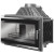 Чугунная топка W16 LB, с левым стеклом 14.7 kW (Kaw-Met)